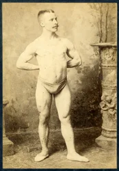 Porträt eines Kraftmenschen